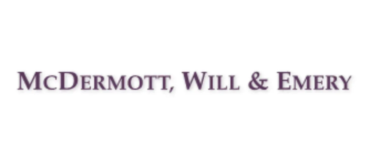 Mcdermott, Will, and Emery logo