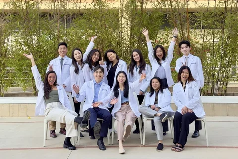 Students from the Asian Pacific American Medical Student Association