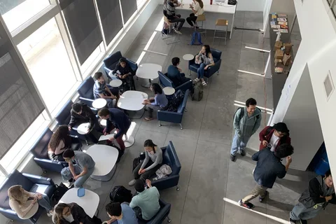 Med Mentors in cafe