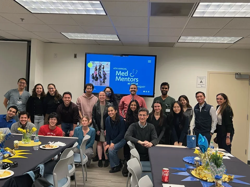 Photo of Med Mentors members at their annual banquet