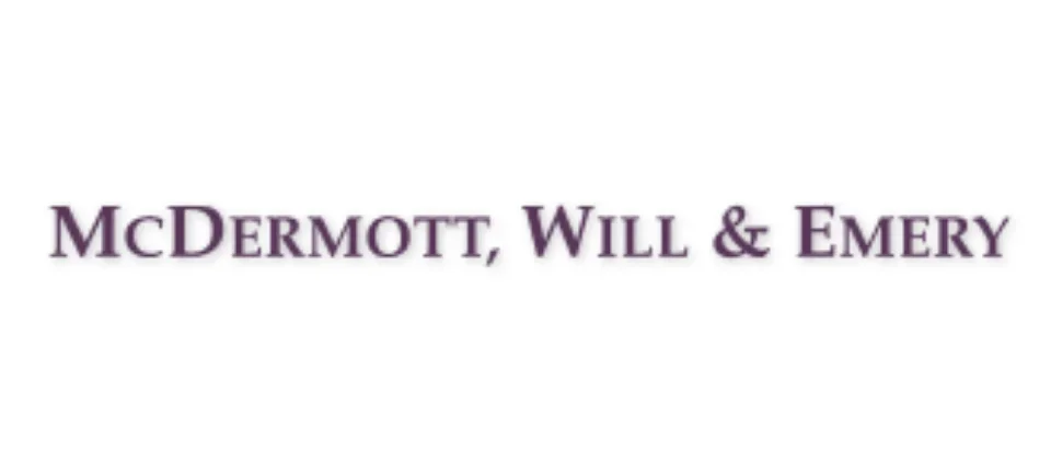 Mcdermott, Will, and Emery logo