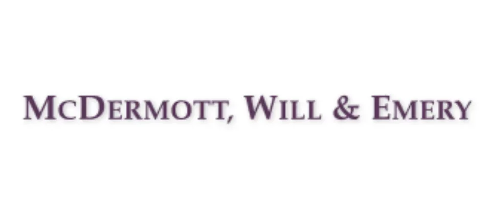 Mcdermott, Will, and Emery logo